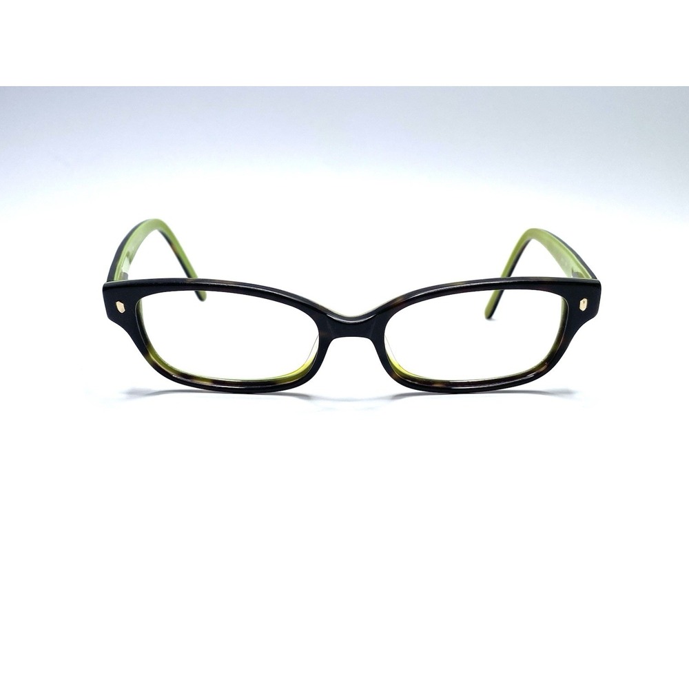 Kate Spade NY Brown Tortoise Oval Glasses Green Interior LucyAnn 0DV2 49 16 135